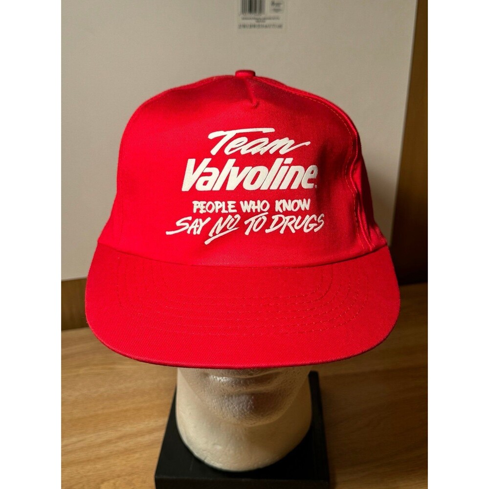 Vintage Team Valvoline Racing “People Who Know Say No To Drugs” Snapback Hat